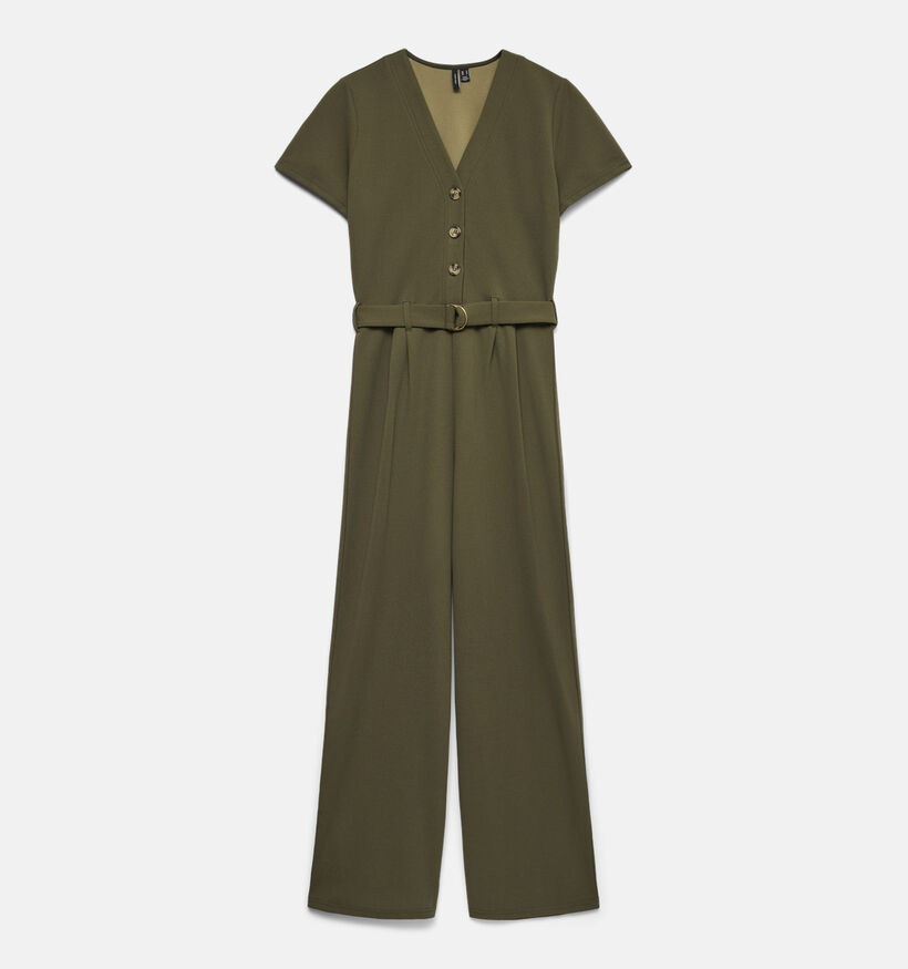 Vero Moda Kristina V-Neck Combinaison en Vert pour femmes (367199)