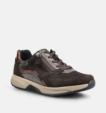 Gabor Rollingsoft Low Sneakers Bruin/Blauw/Bordeaux