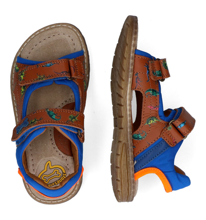 STONES and BONES Diner Cognac Sandalen voor jongens (303450)