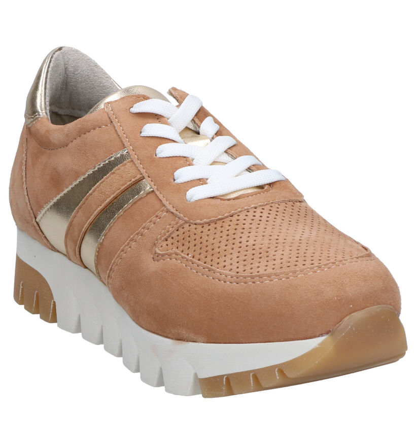 Tamaris Baskets casual en Brun clair en nubuck (270121)