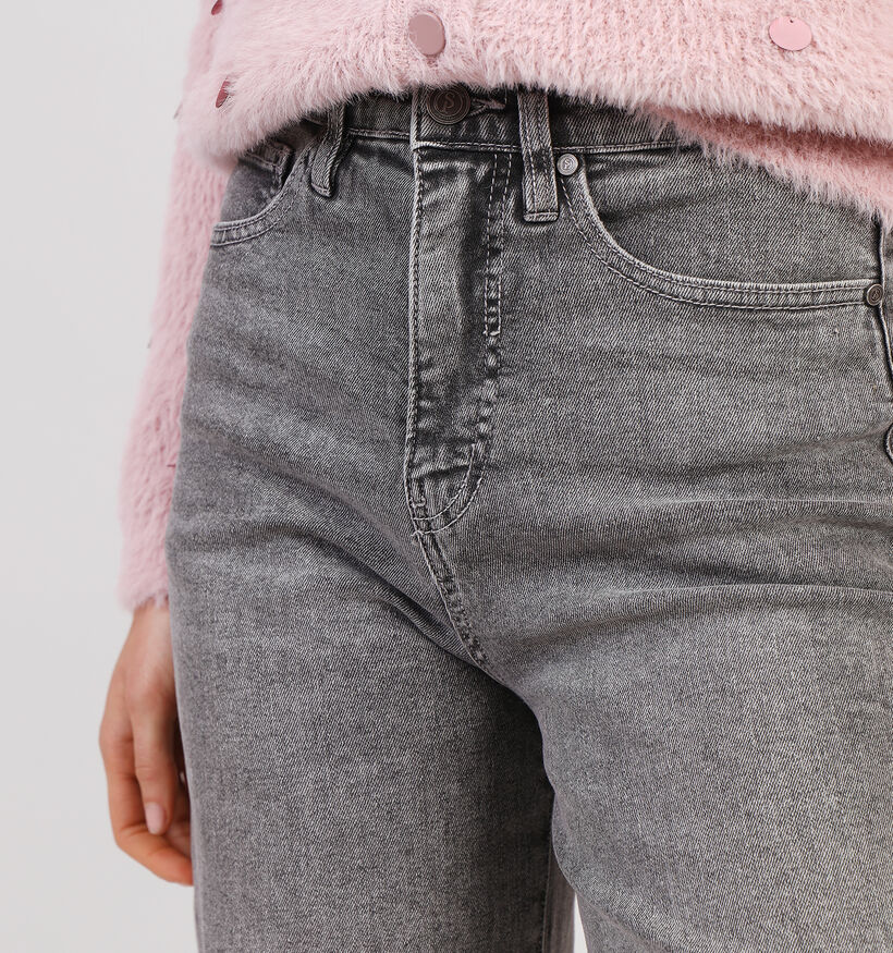 SISTERS POINT Owi Grijze Straight leg jeans voor dames (355142)