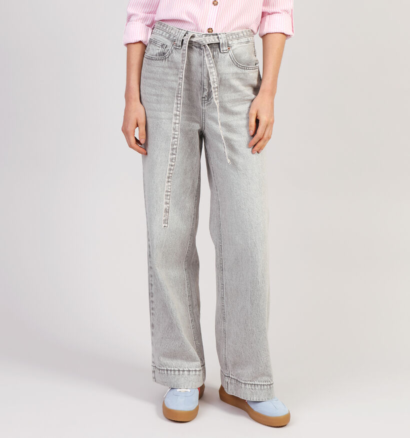 Vero Moda Kathy Grijze Wide leg jeans L32 voor dames (352103)