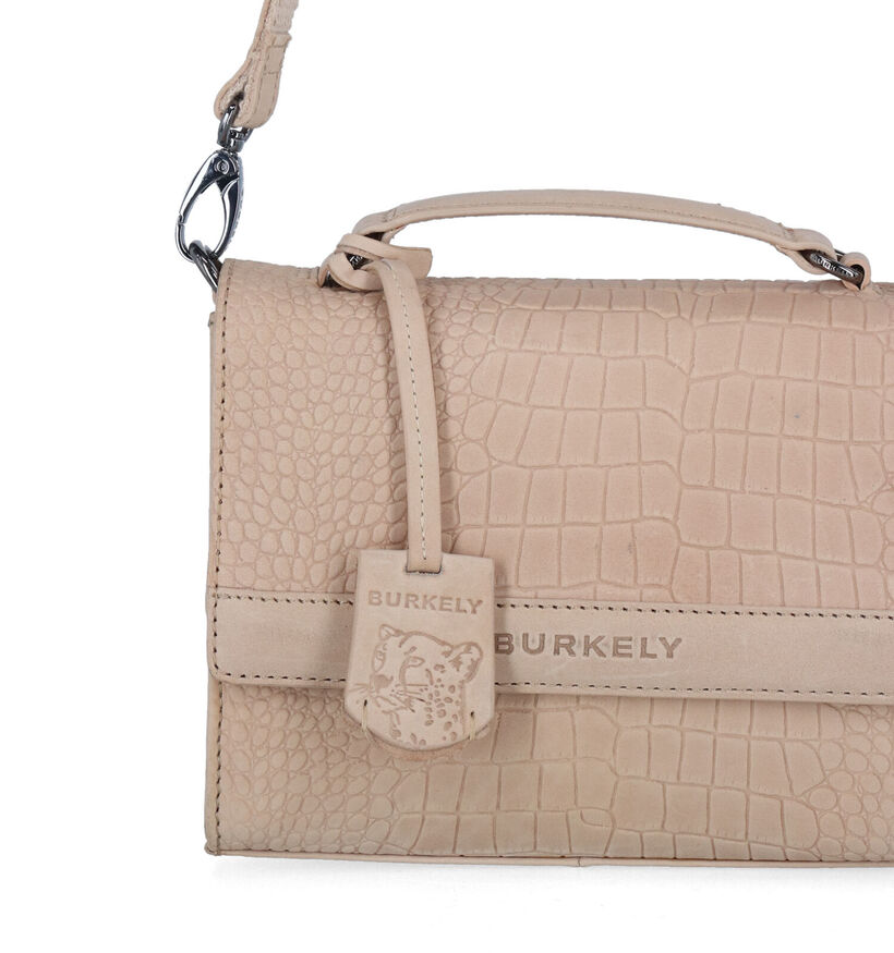 Burkely Casual Carly Beige Handtas in leer (321591)