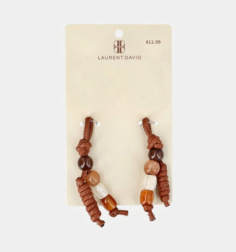 Laurent David Bruine/Camel Shoe Charms voor dames (385424)