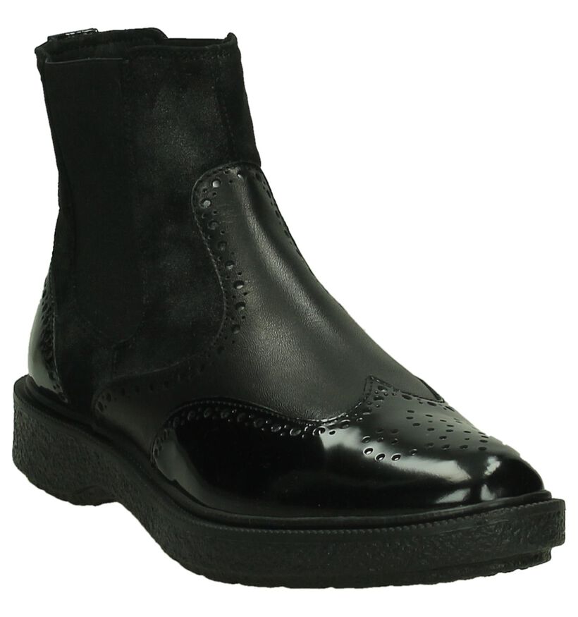 Chelsea Boots Geox Prestyn Zwart, , pdp