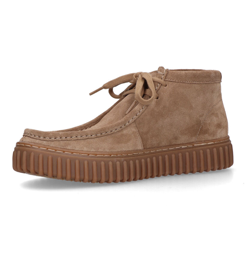 Clarks Torhill Bruine Hoge schoenen voor heren (330668) - geschikt voor steunzolen