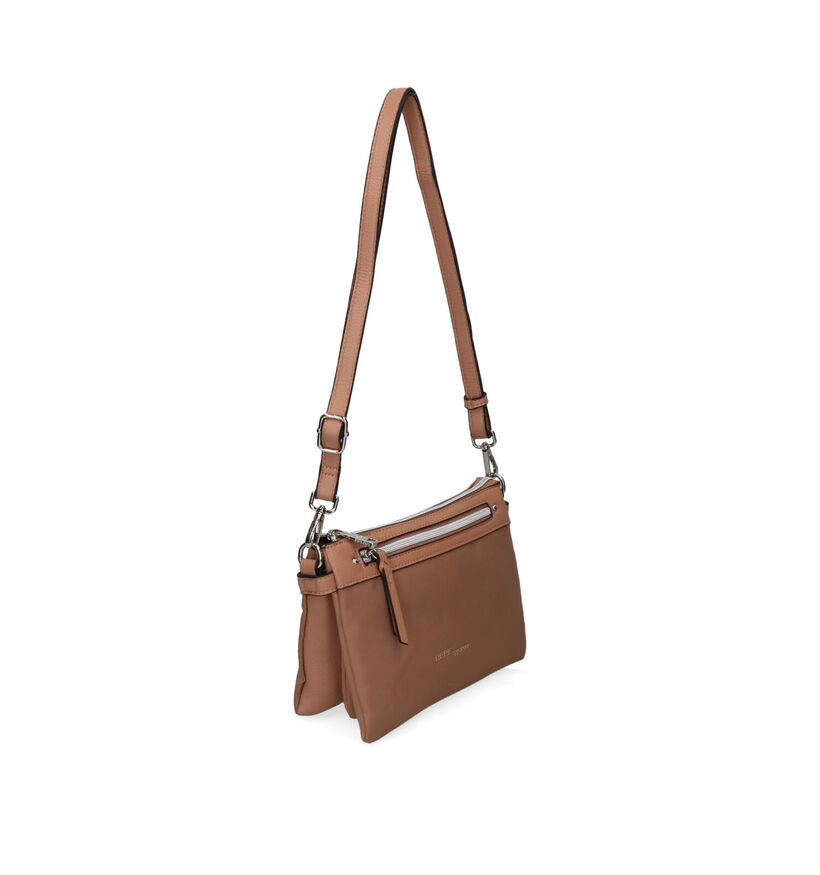 Pepe Moll Beige Crossbody Tas in stof (310893)