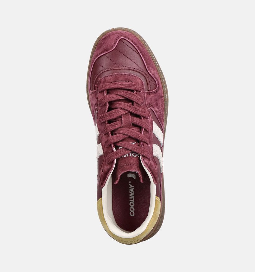 Coolway Goal Baskets en Bordeaux pour femmes (379808) - pour semelles orthop&eacute;diques