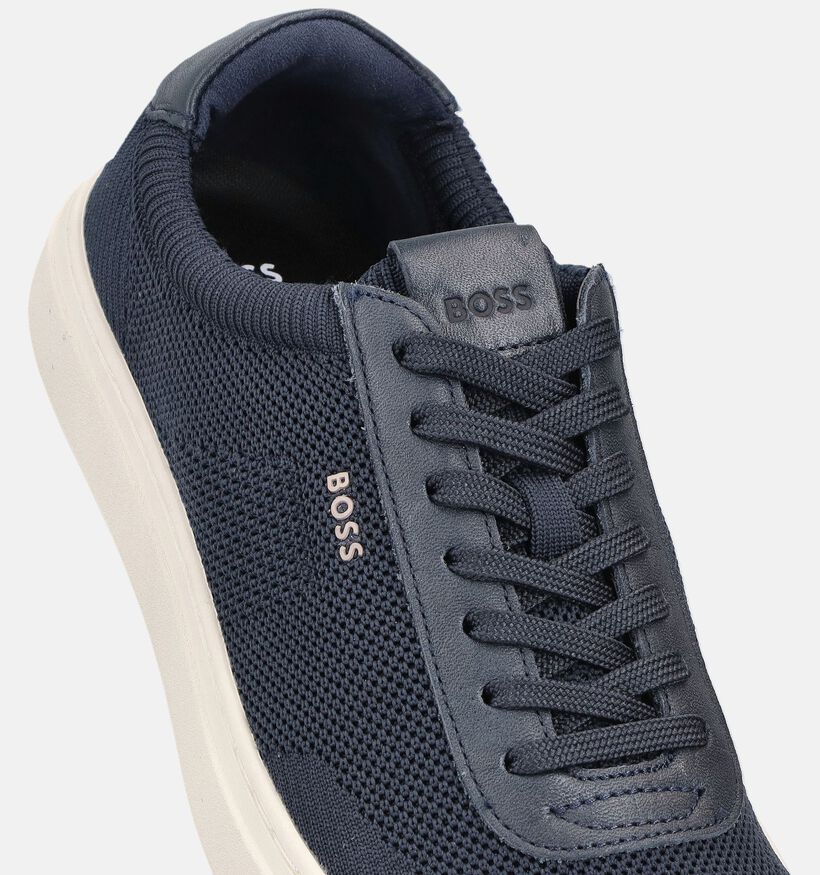 BOSS Kieran Chaussures &agrave; lacets en Bleu fonc&eacute; pour hommes (369007) - pour semelles orthop&eacute;diques