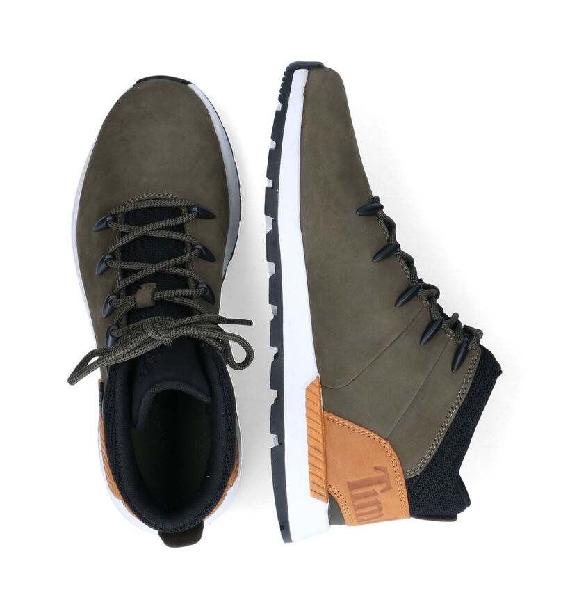 Timberland Sprint Trekker Mid Bottines en Noir pour hommes (345037) - pour semelles orthopédiques