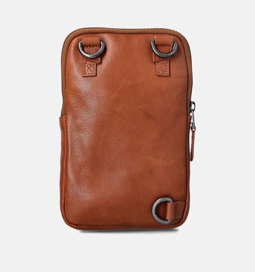 Maverick 821 Sac porté croisé en Cognac pour hommes (360854)