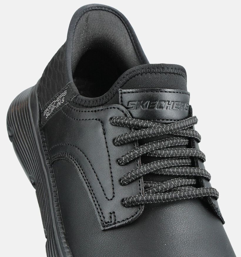 Skechers Garza Gervin Chaussures plates en Noir pour hommes (360860) - pour semelles orthopédiques
