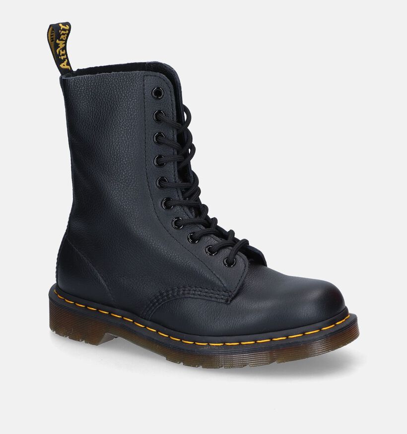 Dr. Martens 1490 Witte Bottines voor dames (303548) - geschikt voor steunzolen