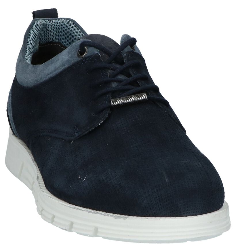 Borgo Sport Chaussures basses en Bleu foncé en daim (209799)