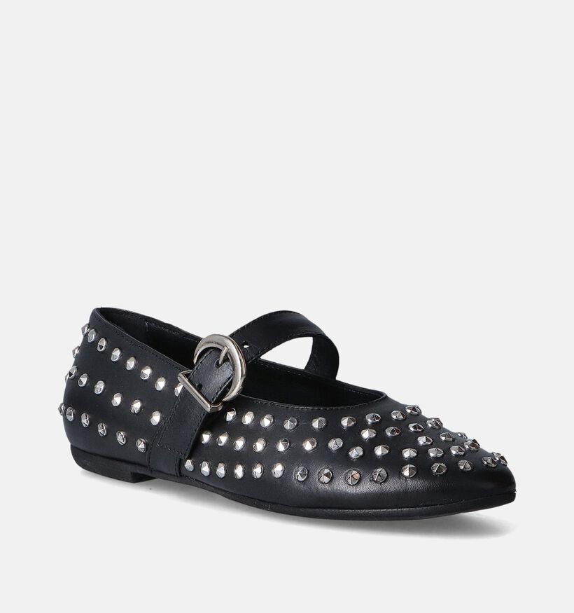 Laurent David Brunella Zwarte Ballerina's met riempje voor dames (357621)