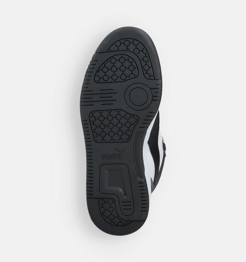 Puma Rebound v6 mid Baskets en Blanc pour filles, garçons (350368) - pour semelles orthopédiques