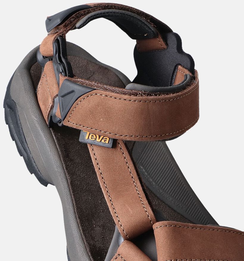 Teva Terra FI Lite Leather Sandales de marche en Cognac pour hommes (354634)