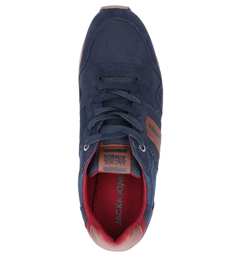 Jack & Jones Stellar Blauwe Sneakers in kunstleer (286413)