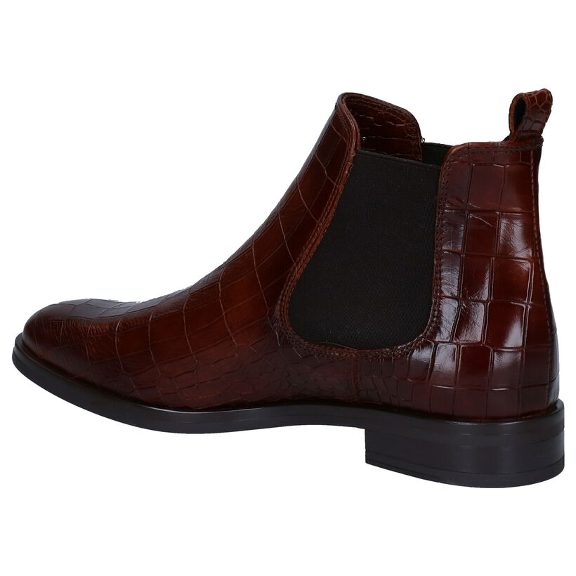 Hampton Bays Bottines plates en Cognac en cuir (277834)
