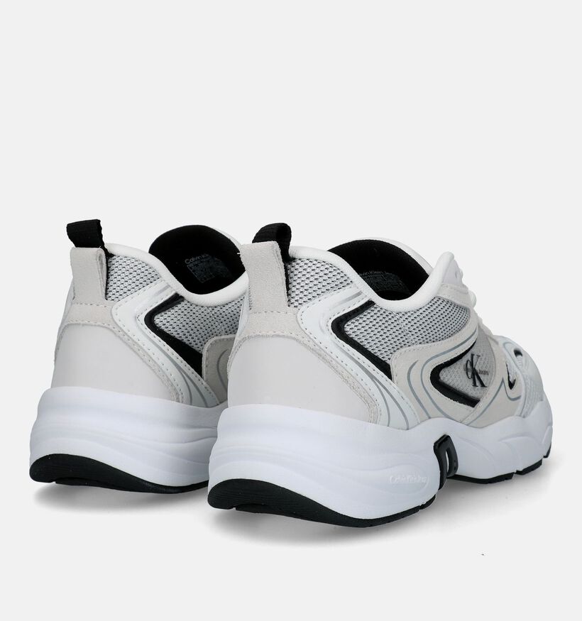 Calvin Klein Retro Tennis Ecru Sneakers voor dames (326392) - geschikt voor steunzolen