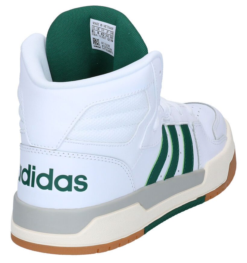 adidas Entrap Mid Baskets en Blanc en simili cuir (276425)