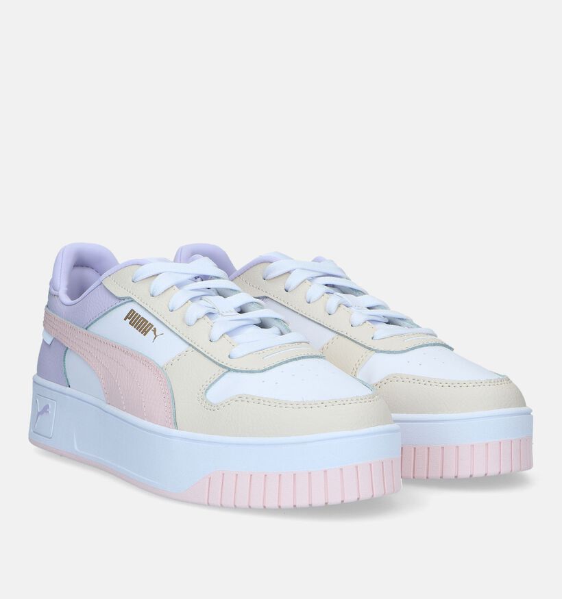 Puma Carina Street Witte Sneakers voor dames (318663) - geschikt voor steunzolen