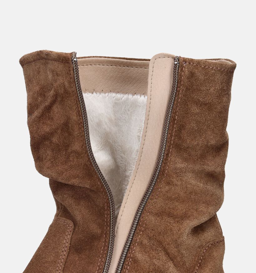 Solemade Giulia 01 Cognac Halfhoge laarzen voor dames (346777) - geschikt voor steunzolen