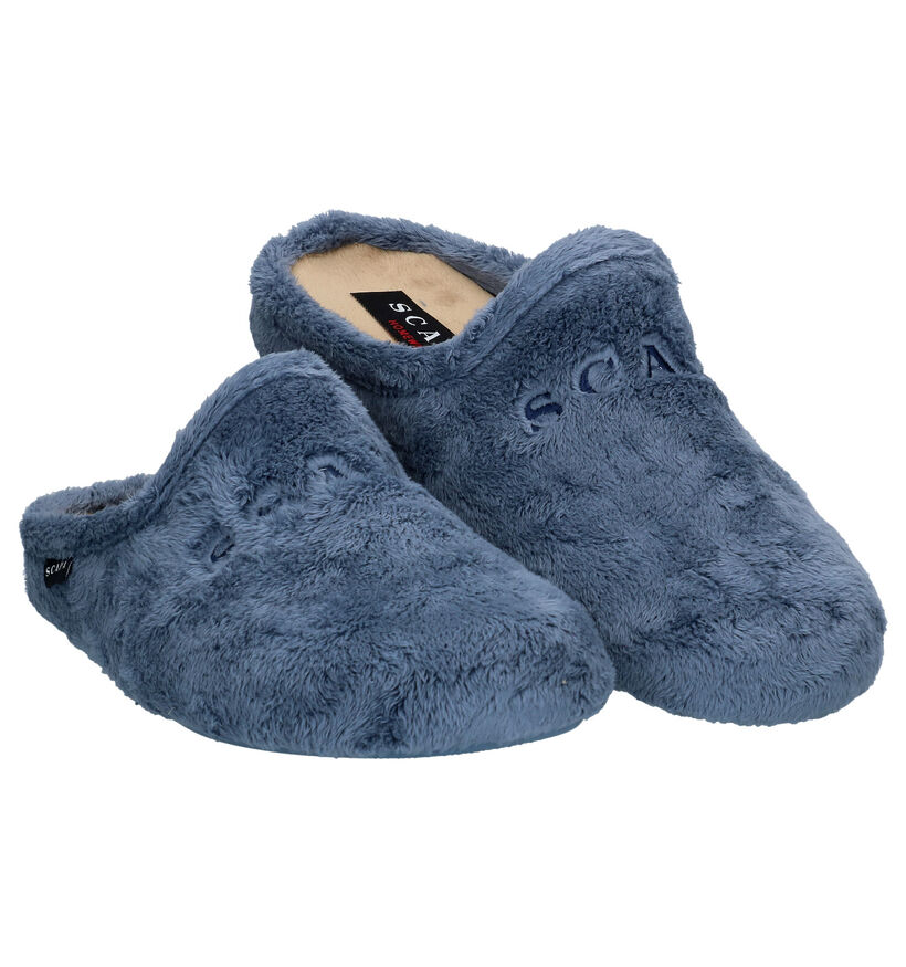 Scapa Blauwe Pantoffels voor dames (332648)