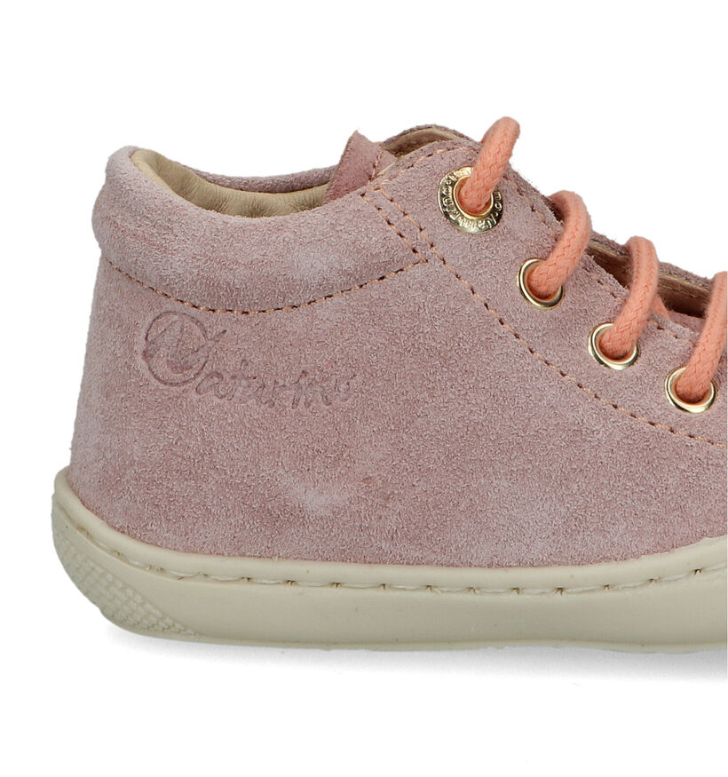 Naturino Cocoon Suede Chaussures pour bébé en Orange pour filles (339387)