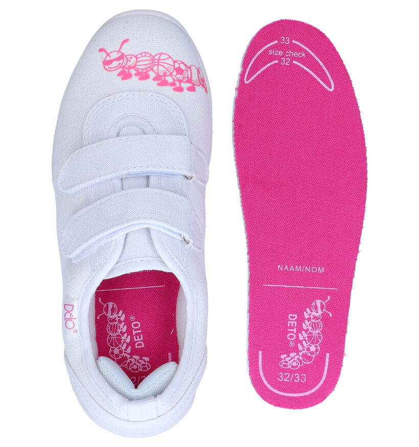 Deto Chaussures de sport en Blanc pour filles (293540) - pour semelles orthopédiques