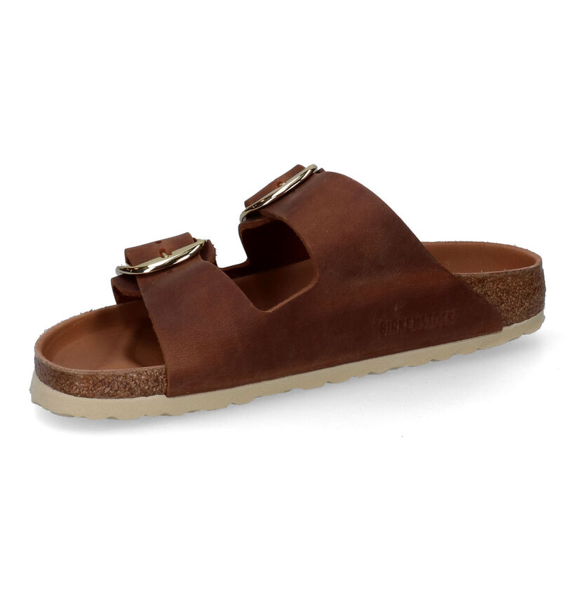 Birkenstock Arizona Big Buckle Nu-pieds en Noir en cuir (294834)