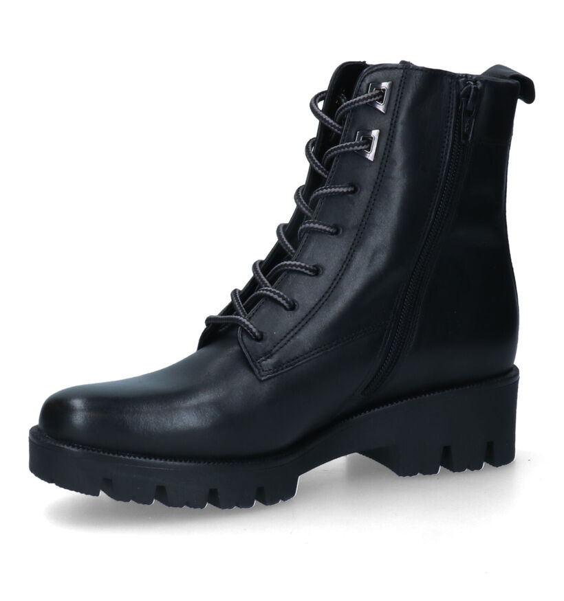 Gabor OptiFit Bottines en Noir en cuir (315326)