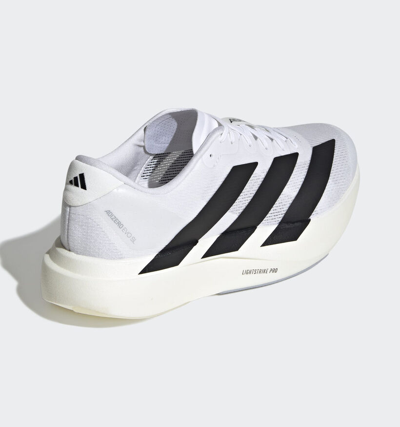 adidas Adizero Evo Baskets basses en Blanc pour hommes (375281)