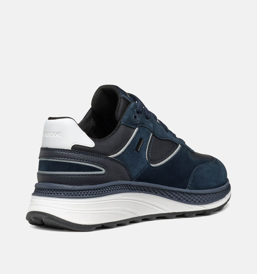 Geox Spherica Chaussures à lacets en Bleu pour hommes (344350) - pour semelles orthopédiques