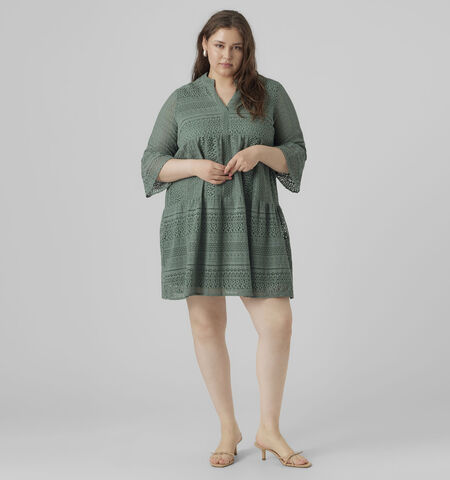 Vero Moda Curve Robes Vert