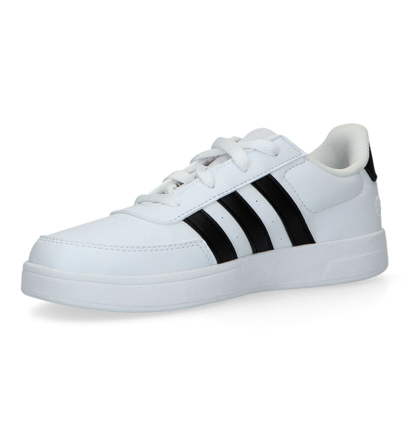 adidas Breaknet Baskets en Blanc pour filles, garçons (318945) - pour semelles orthopédiques