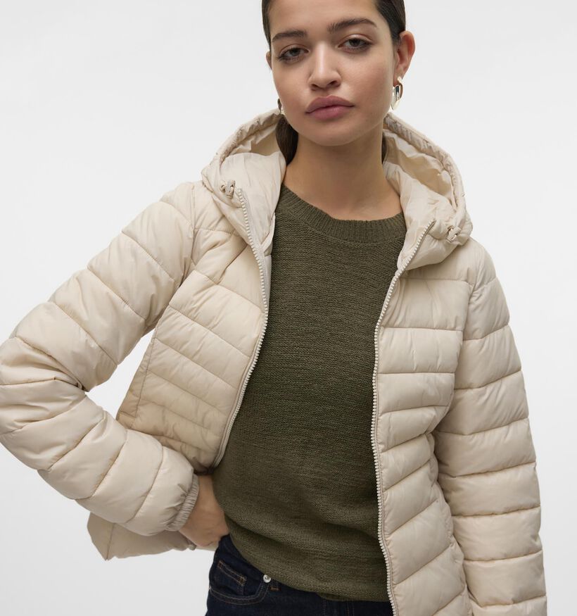 Vero Moda May Manteau court en Beige pour femmes (367141)