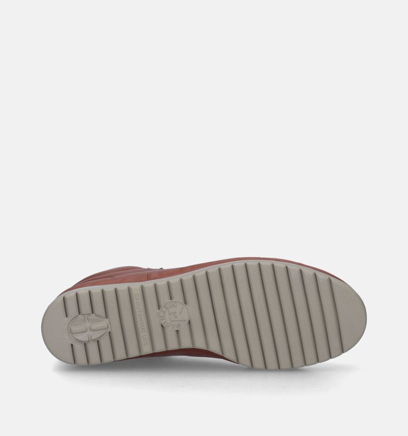 Mephisto Julie Cognac Hoge Sneakers voor dames (346081) - geschikt voor steunzolen