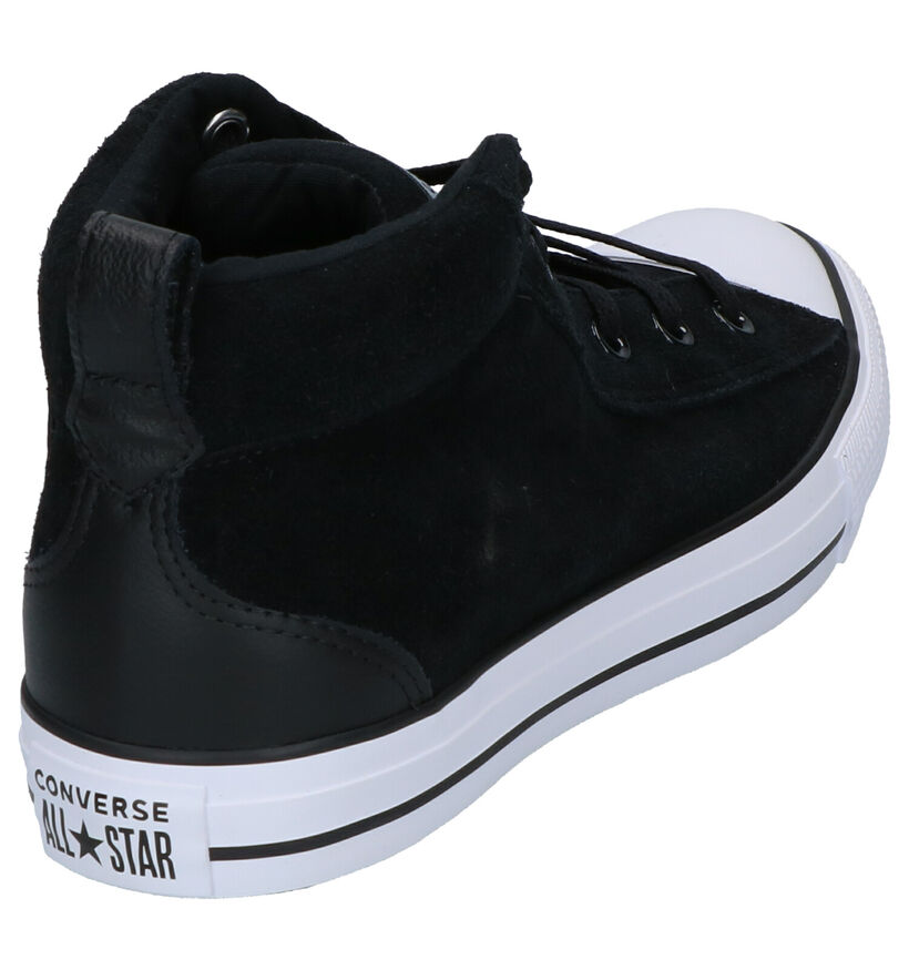 Converse AS Street Zwarte Sneakers in daim (252769)