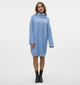 Vero Moda Jupiter Robe pull avec col roulé en Bleu pour femmes (346158)