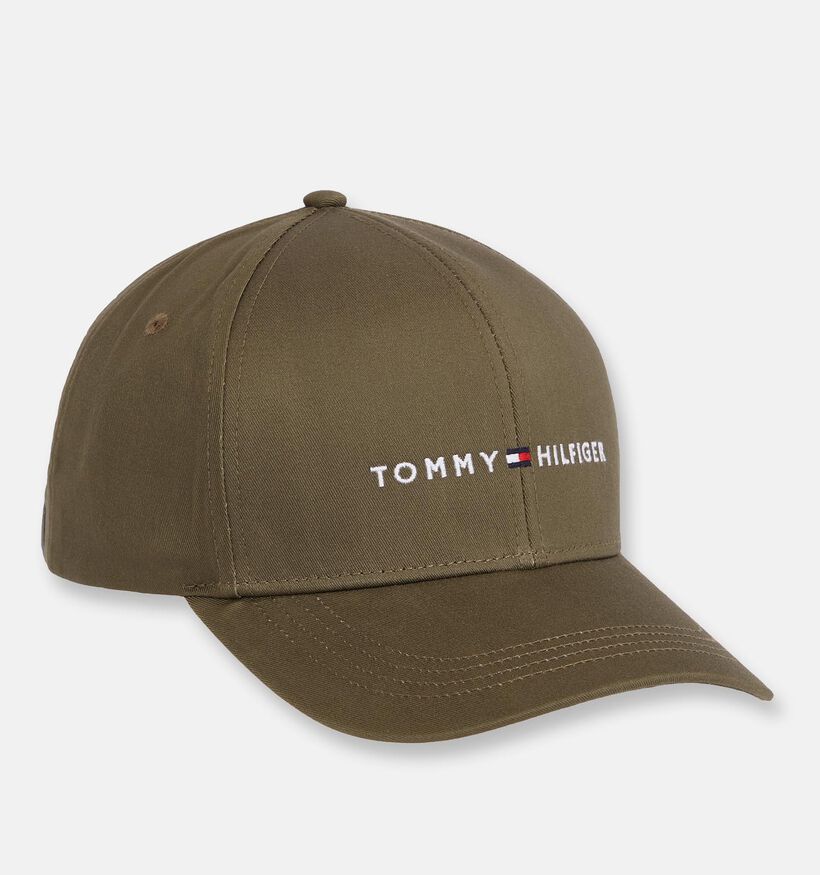 Tommy Hilfiger Skyline Casquette en Vert Kaki pour femmes, hommes (336010)