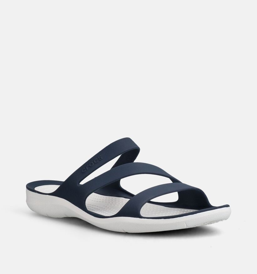 Crocs Swiftwater Claquettes en Bleu pour femmes (369989)