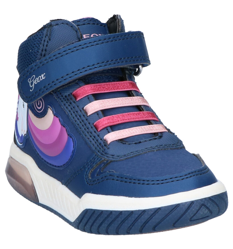 Geox Blauwe Sneakers in kunstleer (254478)