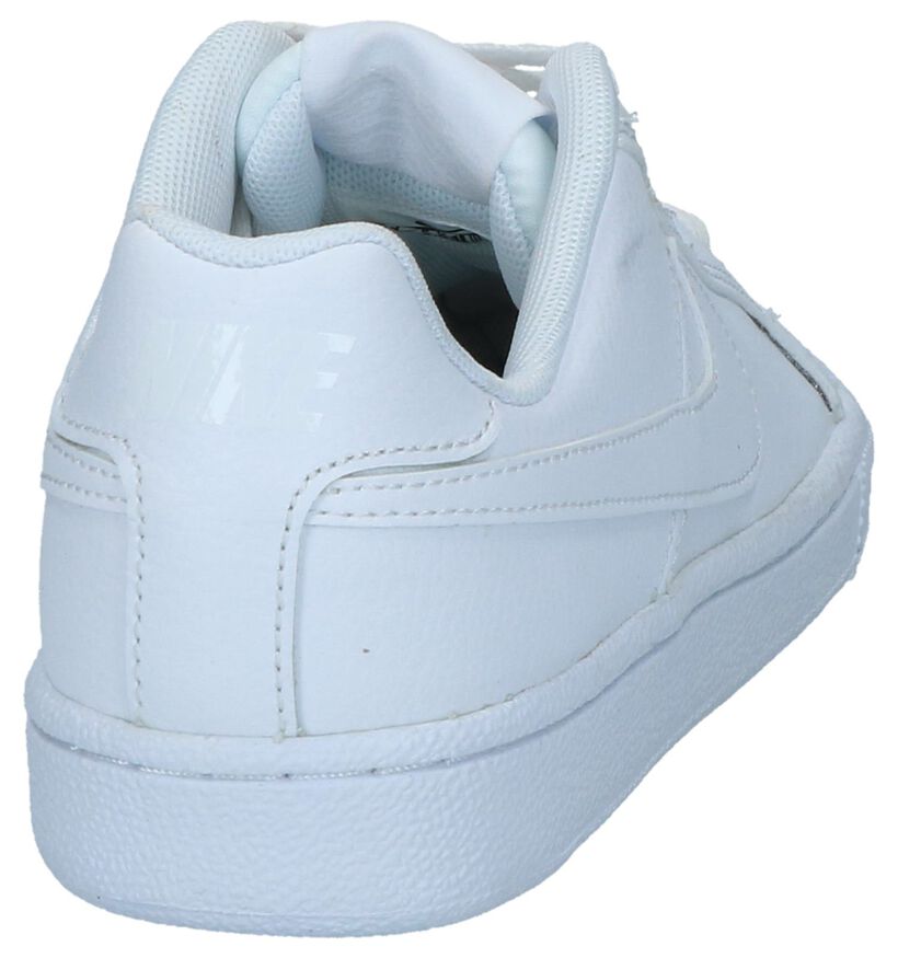 Witte Lage Sneakers Nike Court Royale in leer (233456)