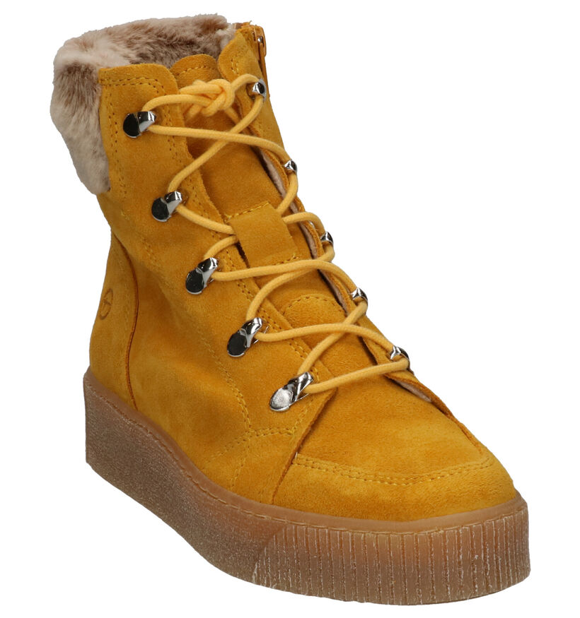 Tamaris Gele Boots in daim (261555)