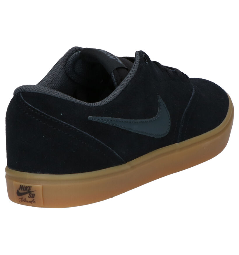 Nike SB Check Solar Baskets en Kaki en daim (262225)