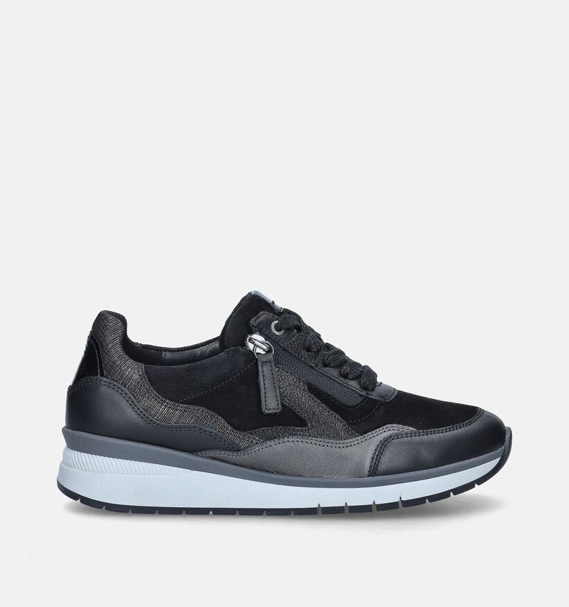 Gabor OptiFit Zwarte Sneakers voor dames (344775) - geschikt voor steunzolen