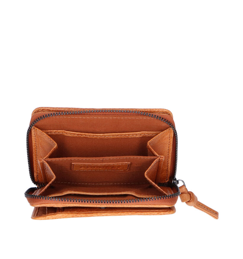 Burkely Just Jolie Porte-monnaie zippé en Noir en cuir (309196)
