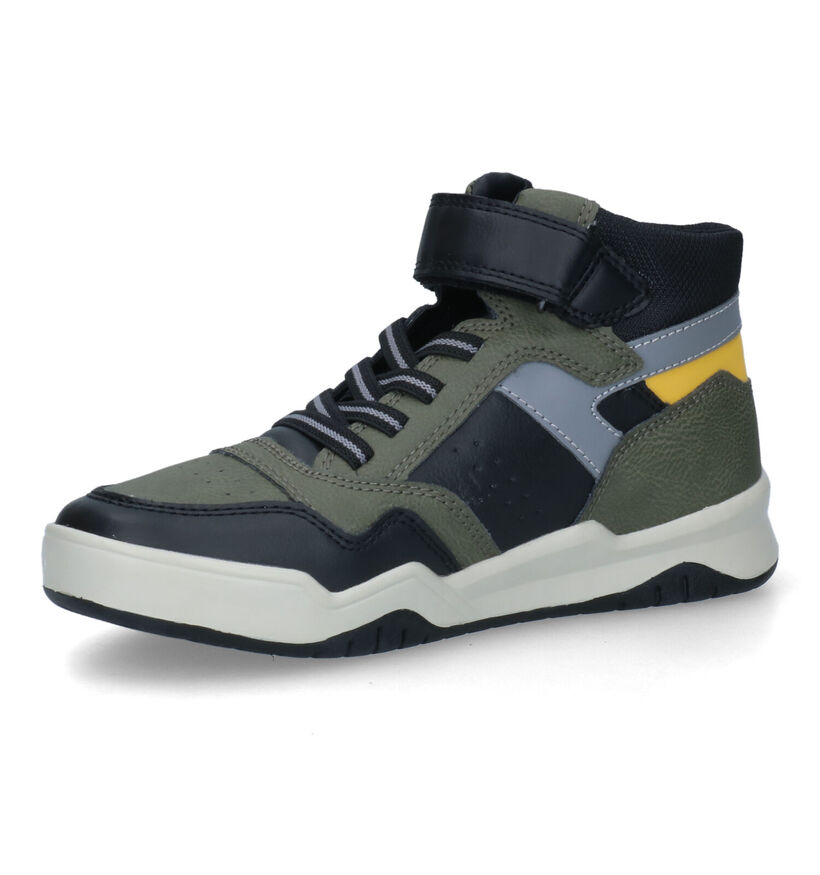 Geox Perth Zwarte Sneakers in kunstleer (312566)