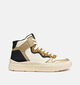 Geox Laquinny Witte/Gouden Sneakers voor meisjes (360346) - geschikt voor steunzolen